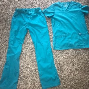Teal Cherokee Scrubs
